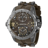 Invicta Men's 50mm Coalition Forces Quartz Multi-Time Silicone Bracelet Watch