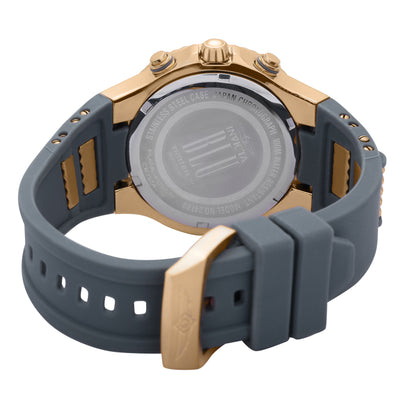 Invicta Women's 39mm BLU Quartz Chronograph Black Silicone Strap Watch