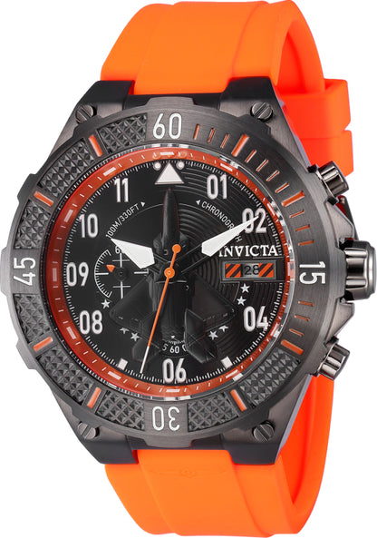 Invicta Men's 50mm Aviator Quartz Multifunction Silicone Strap Watch
