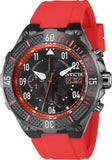 Invicta Men's 50mm Aviator Quartz Multifunction Silicone Strap Watch