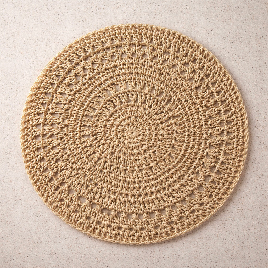 Busa Designs 15" Malibu Natural Jute Placemats