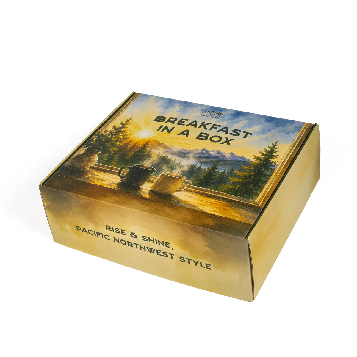 Made in Washington 7-Piece Breakfast Gourmet Food Gift Box