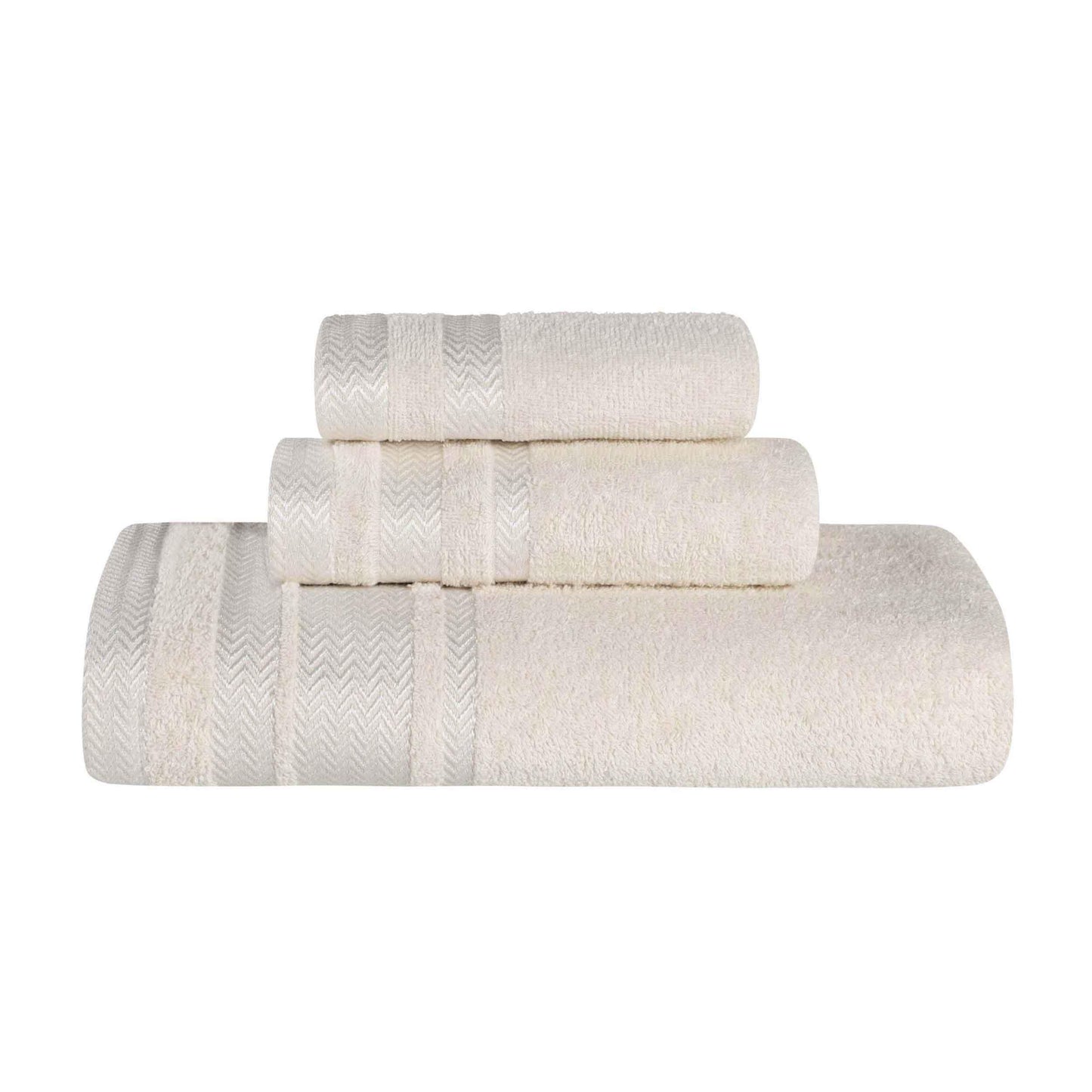 Superior "Napa" Zero Twist 100% Cotton 3-Piece Towel Set