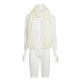 Steve Madden Women's Winter Blanket Wrap Muffler Scarf - Ivory, One Size