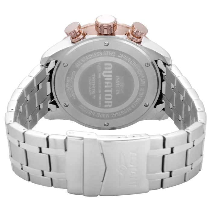 Invicta Men's 48mm Aviator Quartz Chronograph Tactical Dial Bracelet Watch