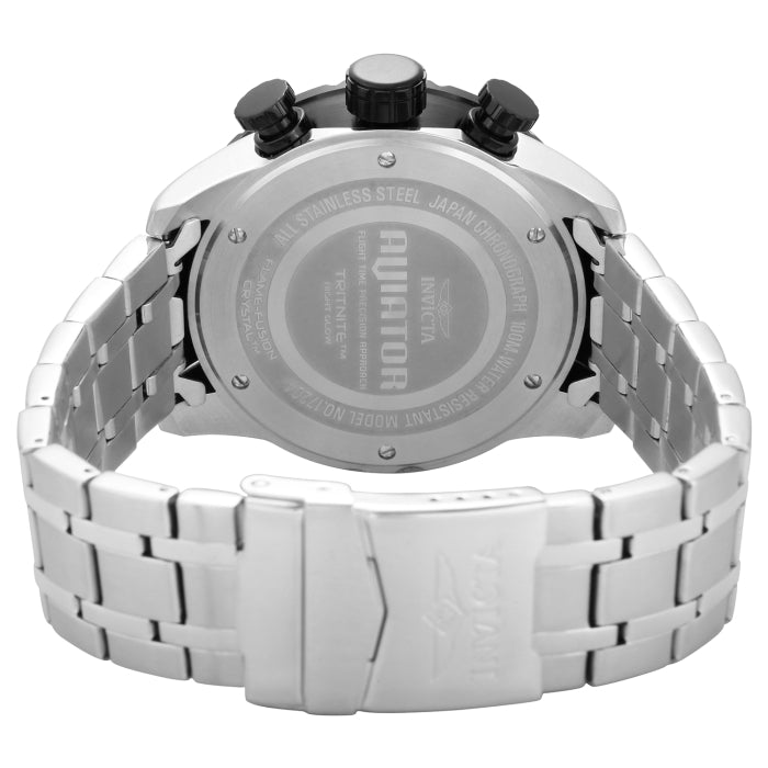 Invicta Men's 48mm Aviator Quartz Chronograph Tactical Dial Bracelet Watch