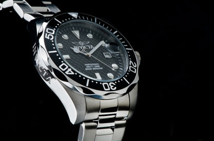 Invicta Men's 47mm Pro Diver Quartz Date Carbon Fiber Dial Bracelet Watch