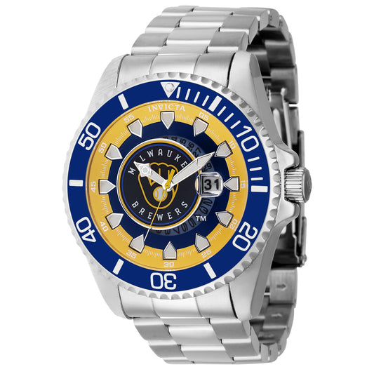 Invicta Men's 47mm MLB Quartz Date Bracelet Watch
