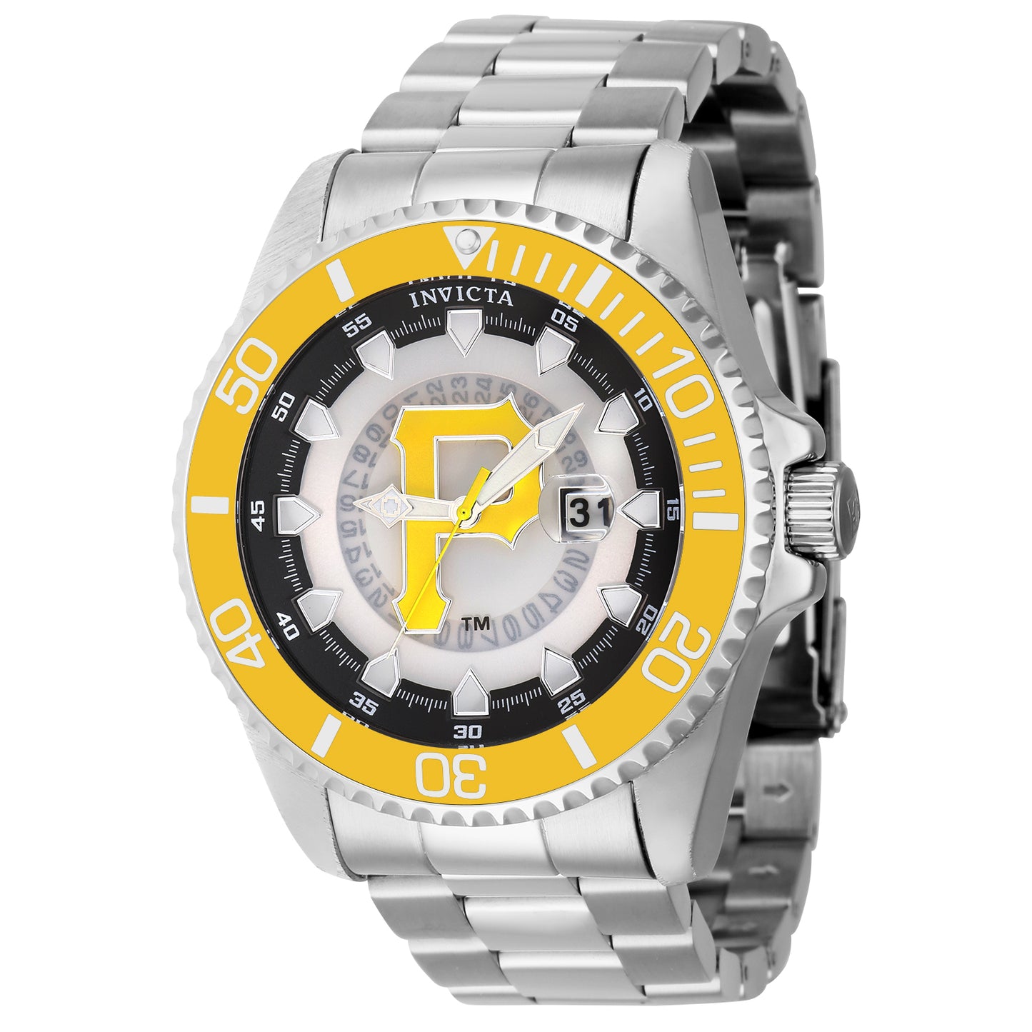 Invicta Men's 47mm MLB Quartz Date Bracelet Watch