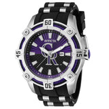 Invicta Men's 52mm MLB Colorado Rockies Quartz Carbon Fiber Silicone Strap Watch