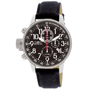 Invicta Men's 46mm I-Force Quartz Chronograph Black Canvas Strap Watch