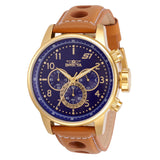 Invicta Men's 46mm S1 Rally Quartz Classic Leather Strap Watch