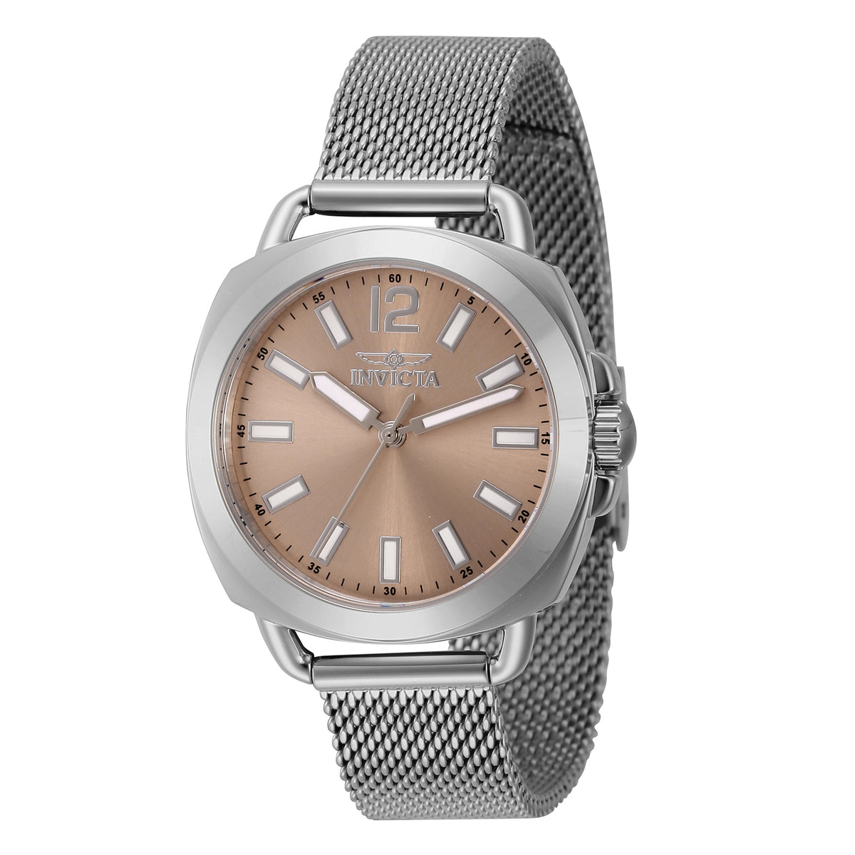 Invicta Women's 32mm Wildflower Quartz Rounded Square Mesh Bracelet Watch