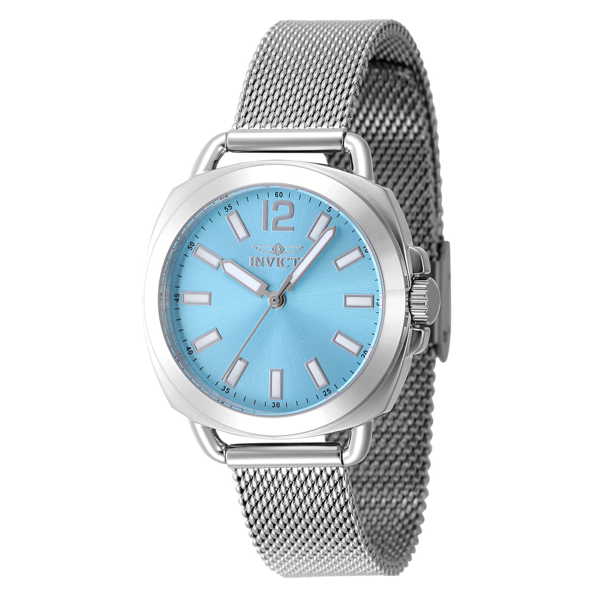 Invicta Women's 32mm Wildflower Quartz Rounded Square Mesh Bracelet Watch