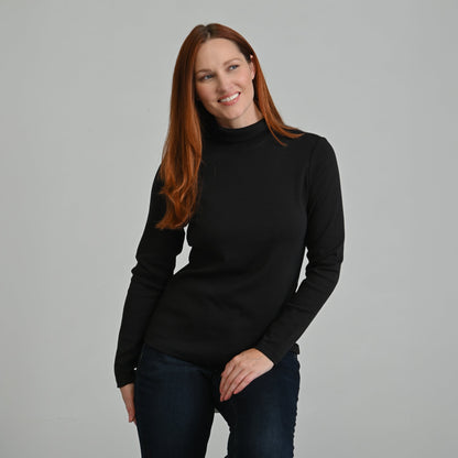 Christopher & Banks Long Sleeve Turtleneck Perfect Tee