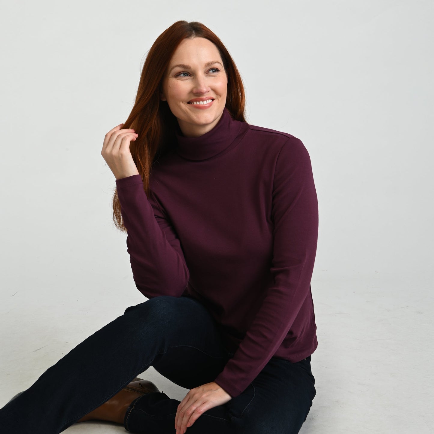 Christopher & Banks Long Sleeve Turtleneck Perfect Tee