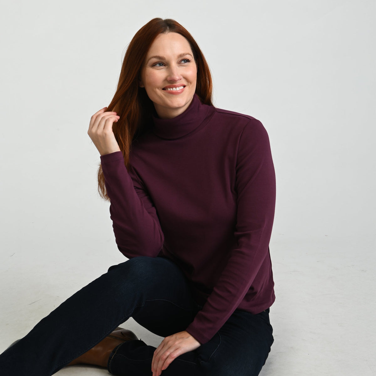 Christopher & Banks Long Sleeve Turtleneck Perfect Tee