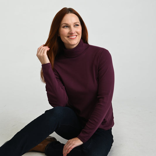 Christopher & Banks Long Sleeve Turtleneck Perfect Tee