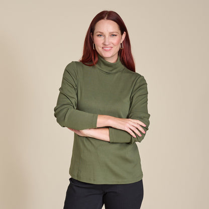 Christopher & Banks Long Sleeve Turtleneck Perfect Tee