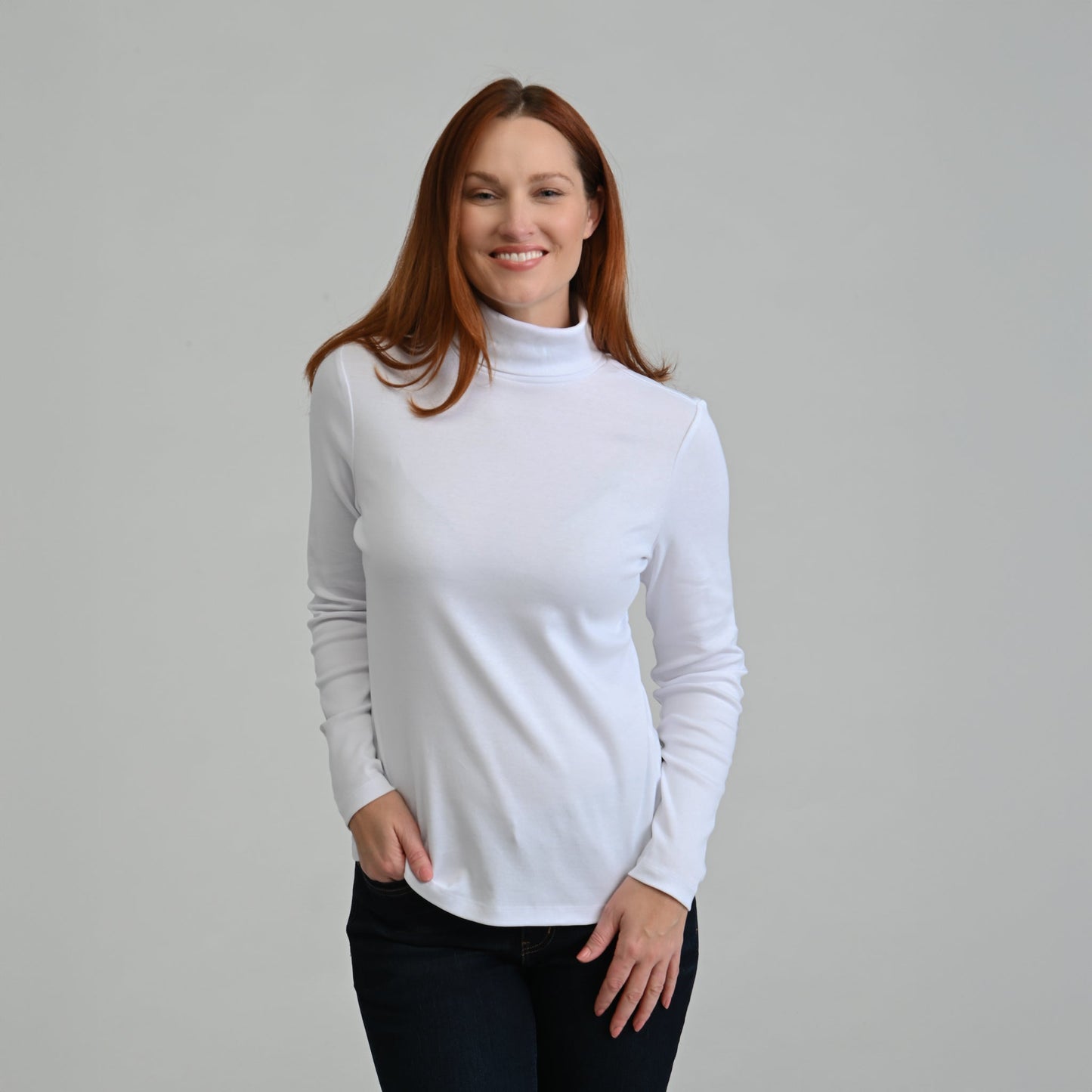 Christopher & Banks Long Sleeve Turtleneck Perfect Tee