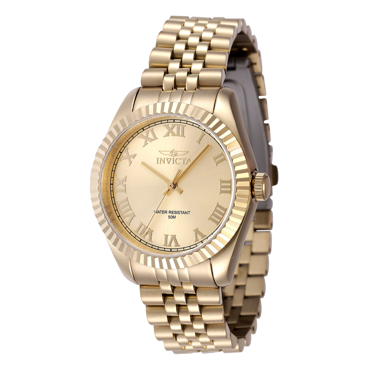 Invicta Women's 36mm Specialty Quartz Fluted Bezel Jubilee Bracelet Watch