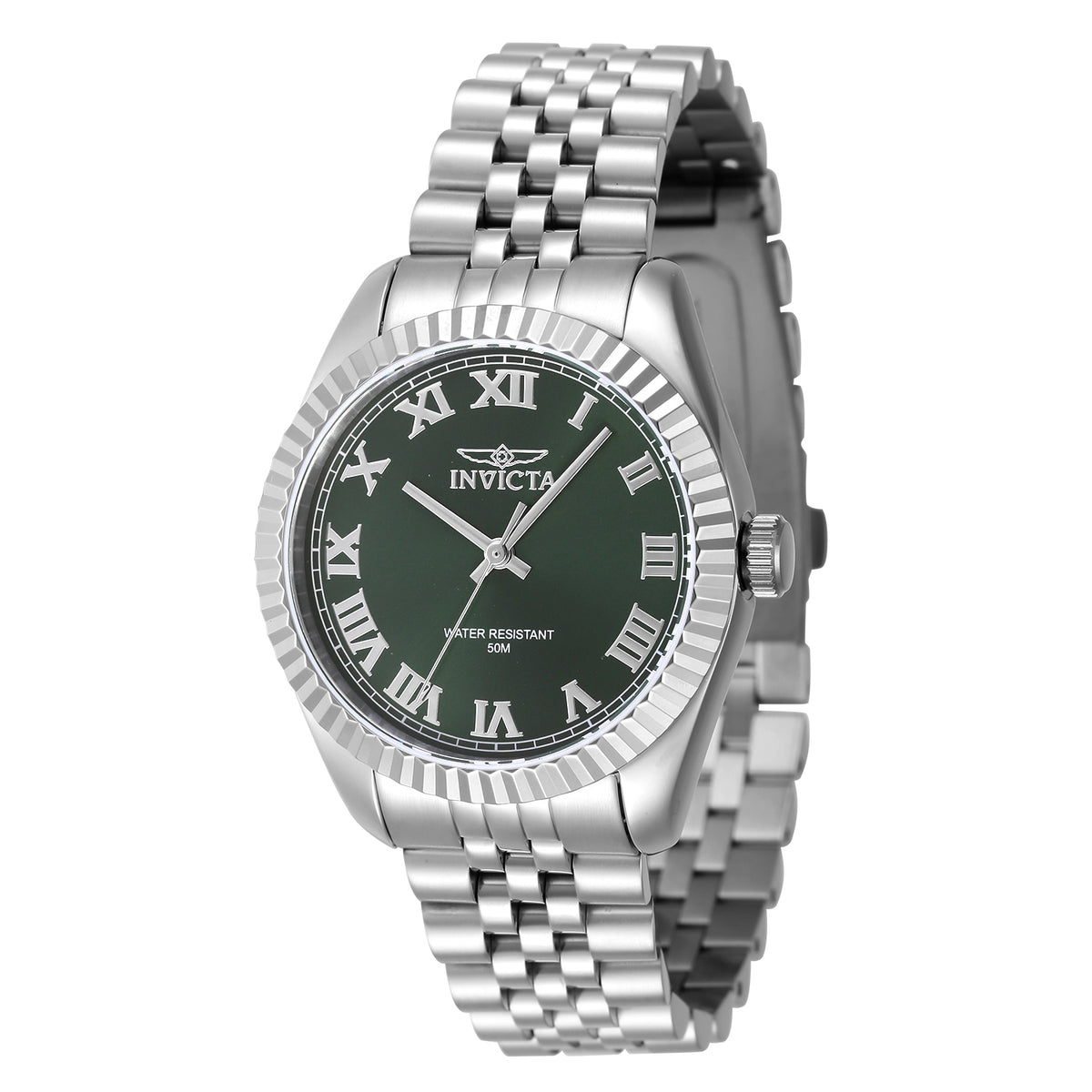 Invicta Women's 36mm Specialty Quartz Fluted Bezel Jubilee Bracelet Watch