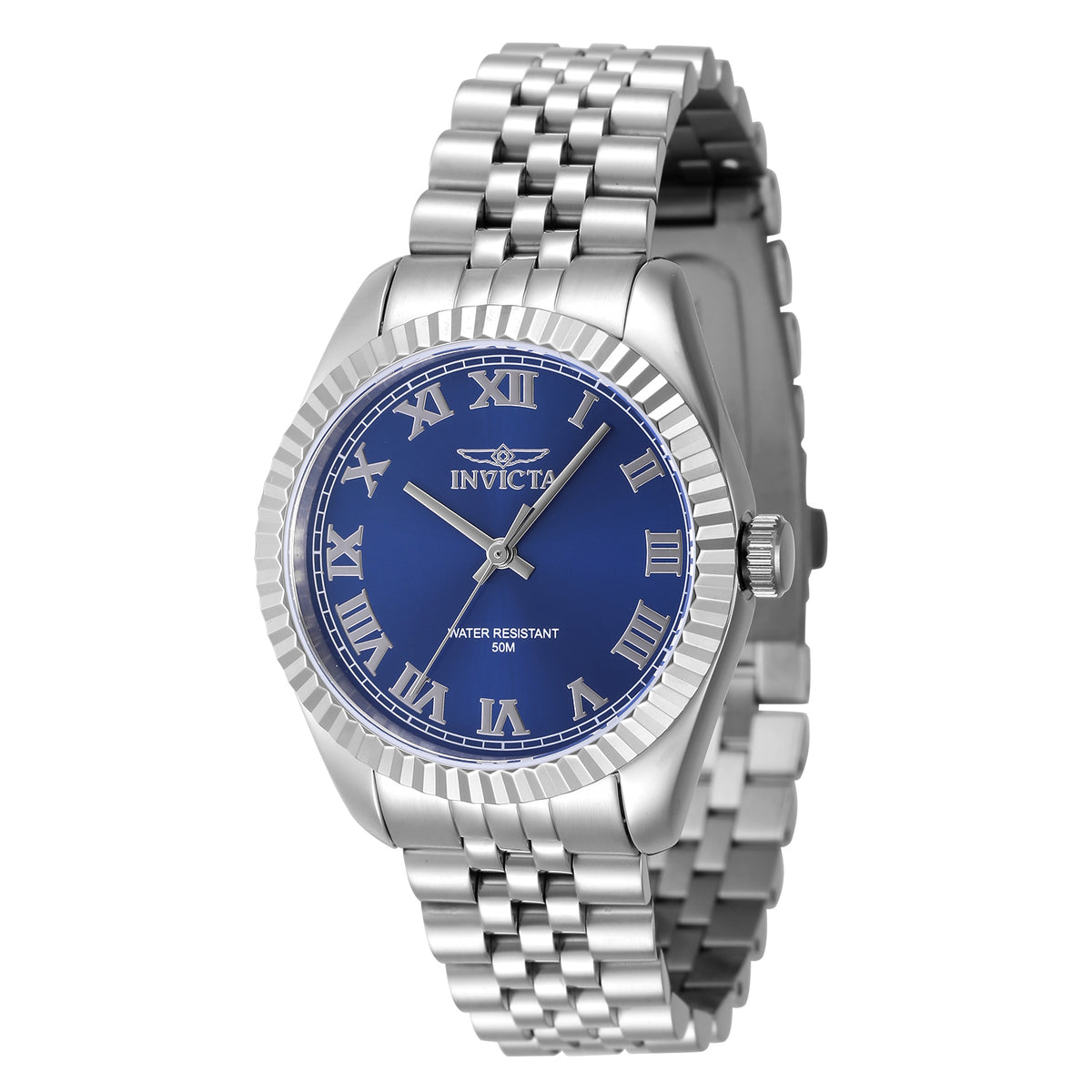 Invicta Women's 36mm Specialty Quartz Fluted Bezel Jubilee Bracelet Watch