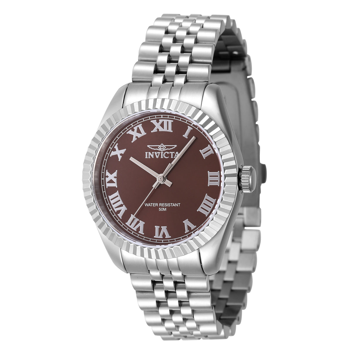 Invicta Women's 36mm Specialty Quartz Fluted Bezel Jubilee Bracelet Watch