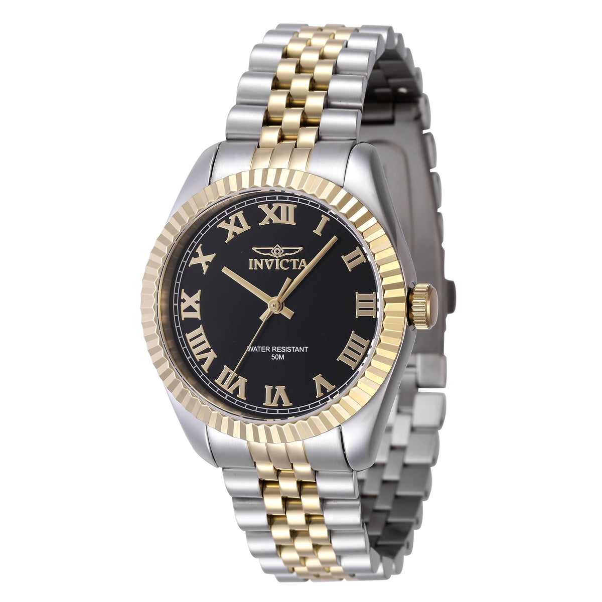 Invicta Women's 36mm Specialty Quartz Fluted Bezel Jubilee Bracelet Watch