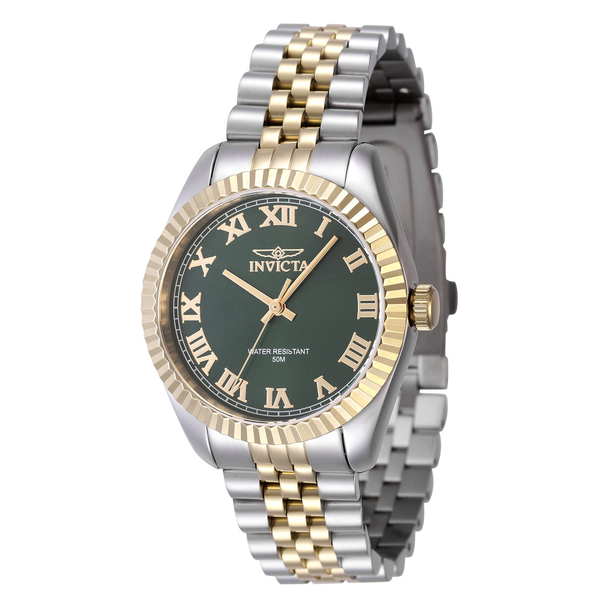 Invicta Women's 36mm Specialty Quartz Fluted Bezel Jubilee Bracelet Watch
