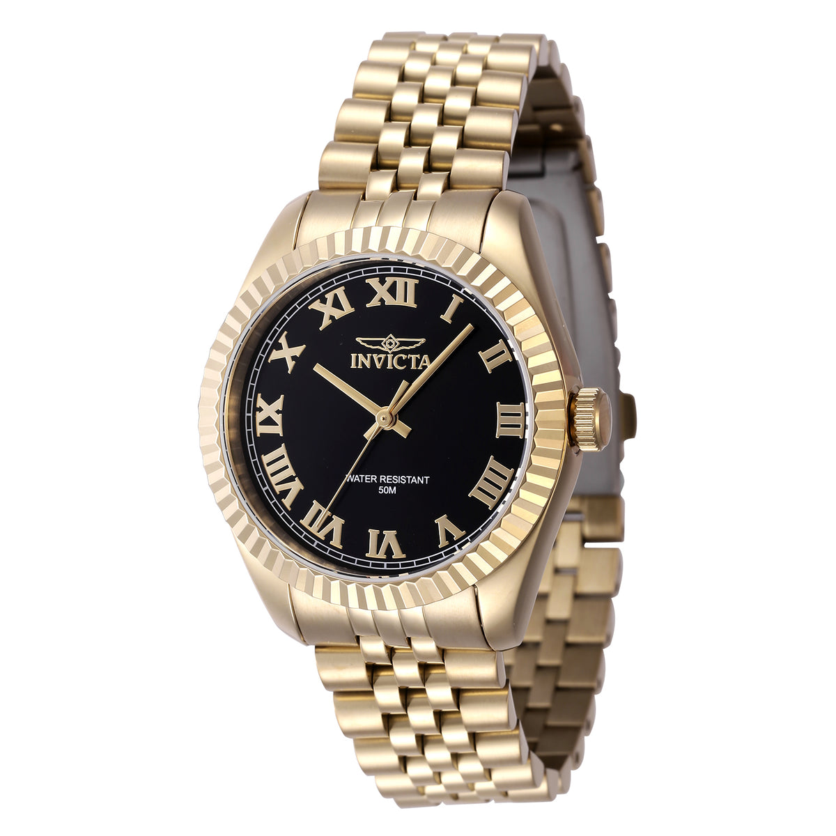Invicta Women's 36mm Specialty Quartz Fluted Bezel Jubilee Bracelet Watch