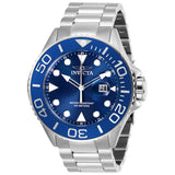 Invicta Men's 50mm Pro Diver Quartz Date Blue Dial & Bezel Bracelet Watch