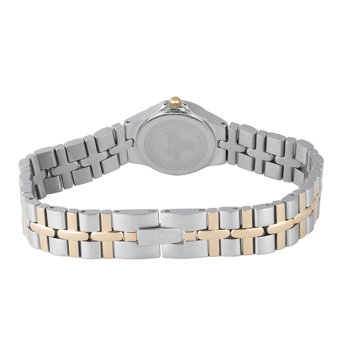 Invicta Women's 21mm Angel Quartz Turquoise Dial Crystal Accented Two-Tone Bracelet Watch