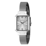 Invicta Women's 21mm Angel Quartz Beveled Rectangle Monochromatic Mesh Bracelet Watch