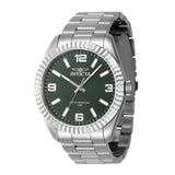 Invicta Men's 43mm Specialty Quartz Army Green Dial Bracelet Watch