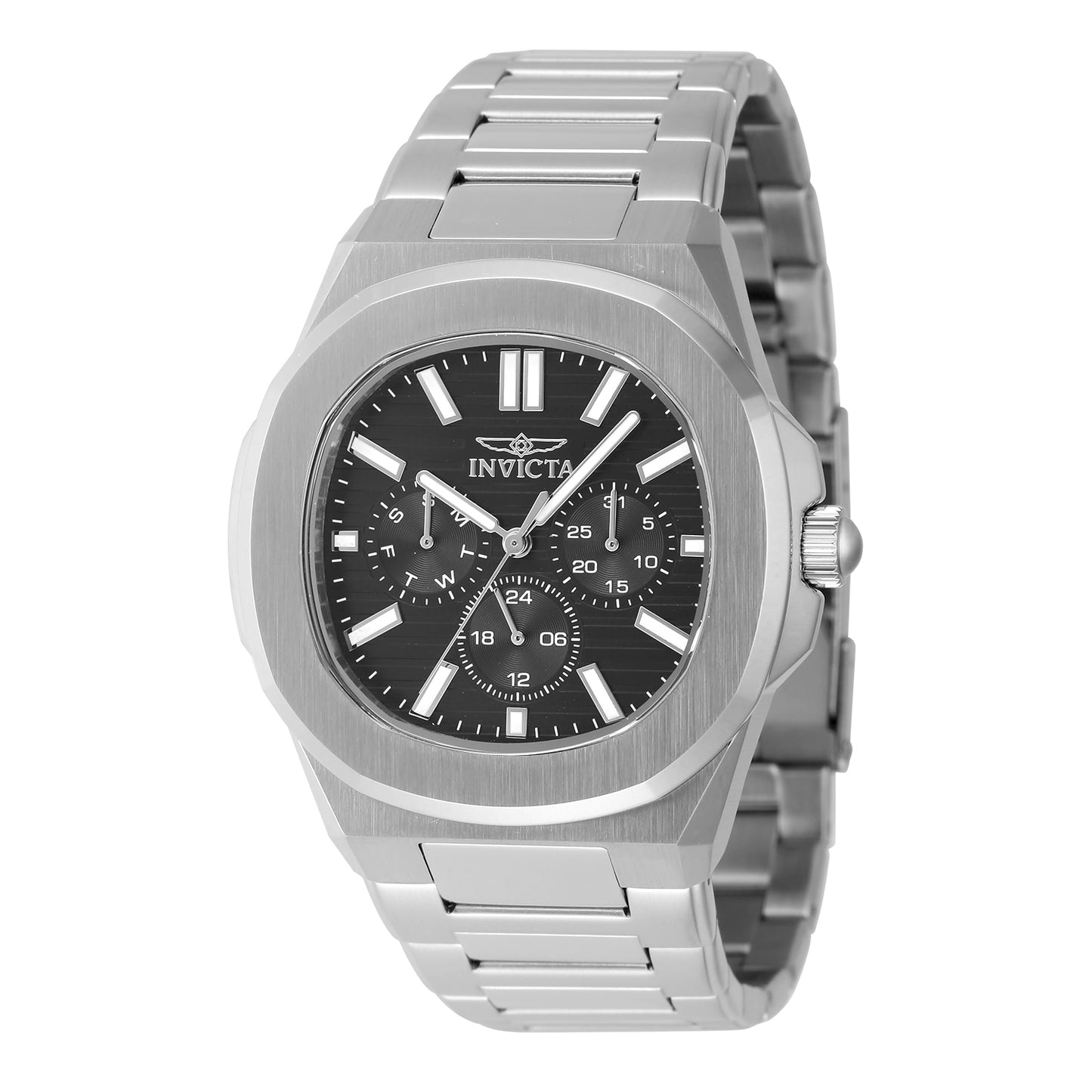 Invicta Men's 41mm Speedway Quartz Day & Date Subdial Brushed Bracelet Watch