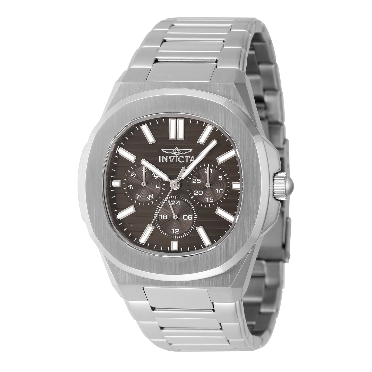 Invicta Men's 41mm Speedway Quartz Day & Date Subdial Brushed Bracelet Watch