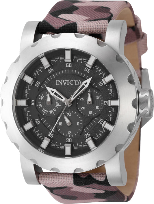Invicta Men's 46mm I-Force Quartz Day & Date Camouflage Nylon Strap Watch