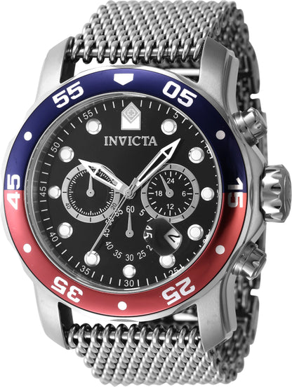 Invicta Men's 48mm Pro Diver Quartz Chronograph Mesh Bracelet Watch