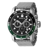 Invicta Men's 48mm Pro Diver Quartz Chronograph Dual Tone Bezel Mesh Bracelet Watch