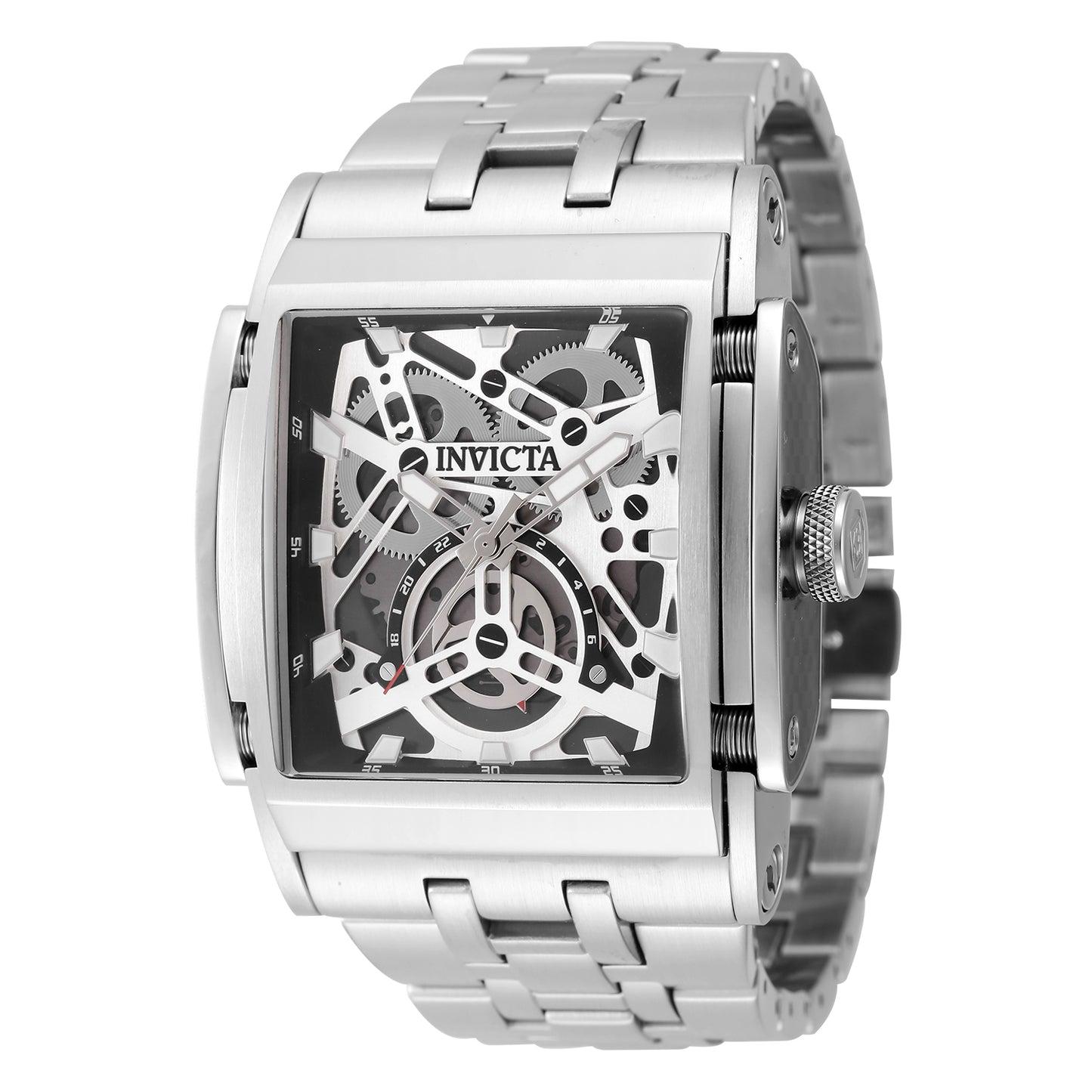 Invicta Men's 47mm Speedway Quartz 24 Hour Tonneau Bracelet Watch