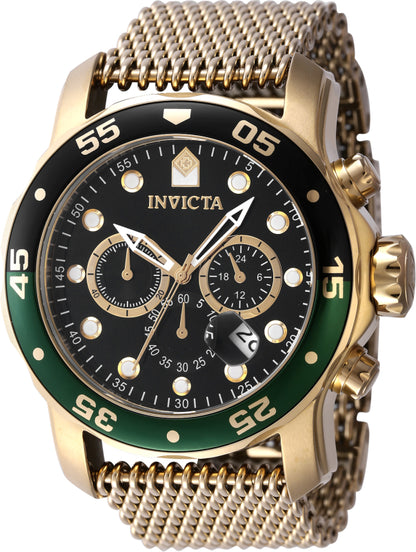 Invicta Men's 48mm Pro Diver Quartz Chronograph Mesh Bracelet Watch