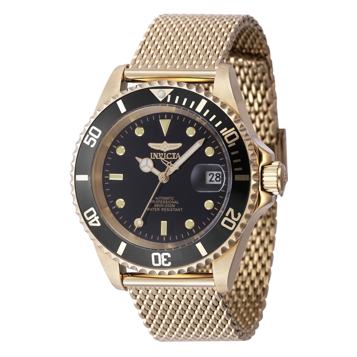 Invicta Men's 40mm Pro Diver Automatic Mesh Bracelet Watch