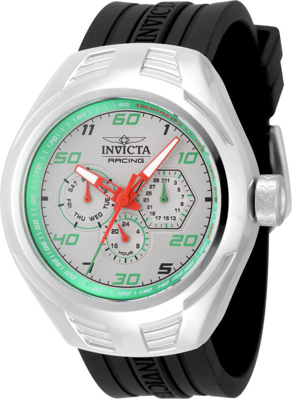 Invicta Men's 46mm Racing Quartz Day & Date Silicone Strap Watch