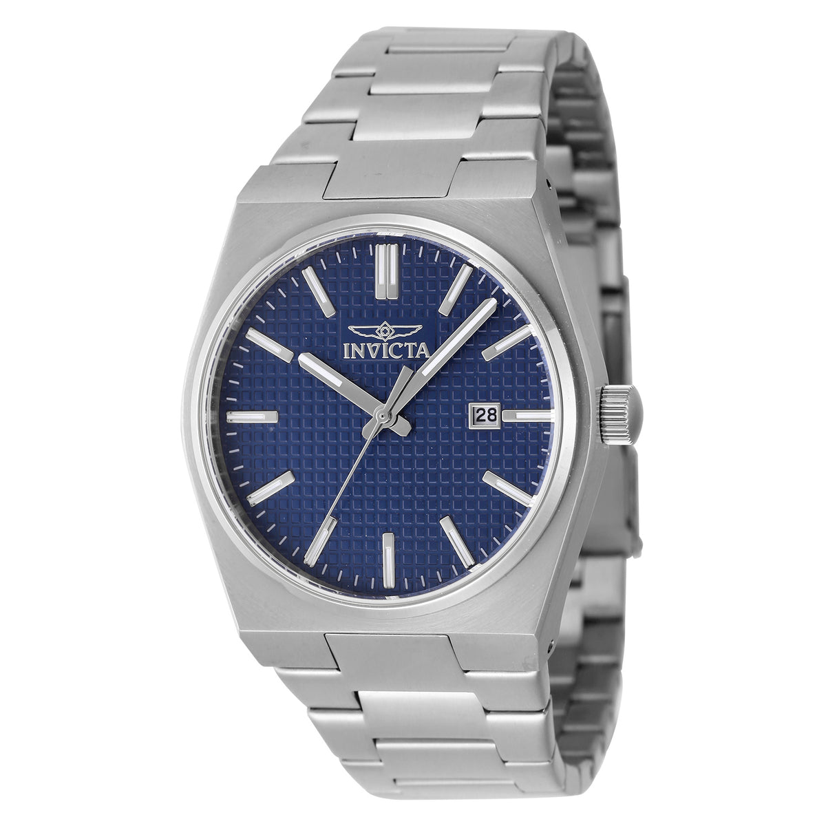 Invicta Men's 40mm Speedway Quartz Date Textured Dial Bracelet Watch