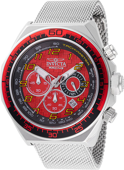 Invicta Men's 50mm Invicta Racing Quartz Chronograph Mesh Bracelet Watch