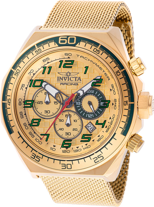 Invicta Men's 50mm Invicta Racing Quartz Chronograph Mesh Bracelet Watch