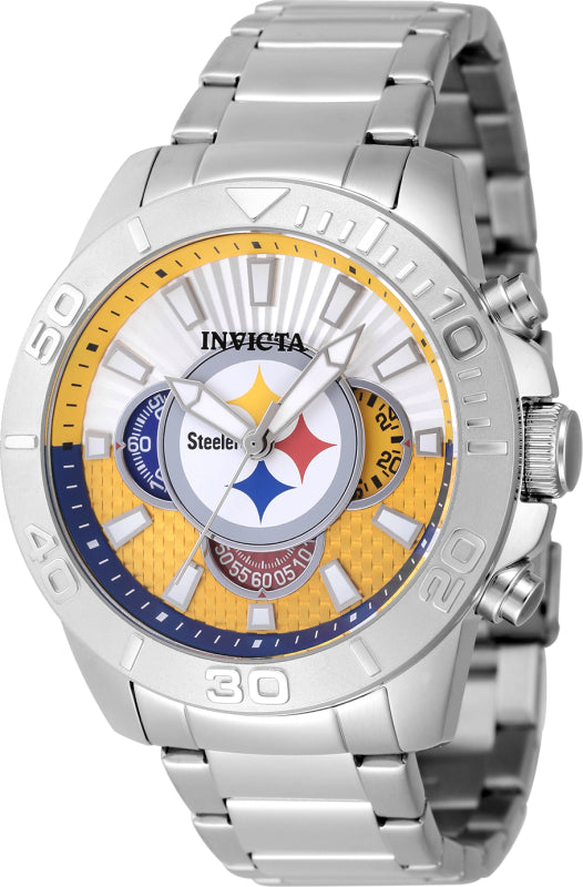Invicta Men's 45mm NFL Quartz Multifunction Bracelet Watch