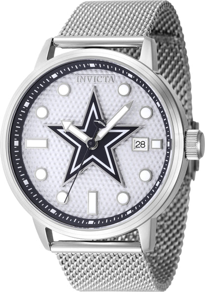 Invicta Men's 44mm NFL Quartz Mesh Bracelet Watch