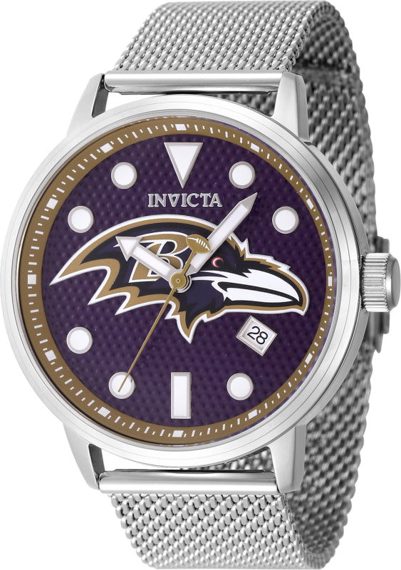 Invicta Men's 44mm NFL Quartz Mesh Bracelet Watch